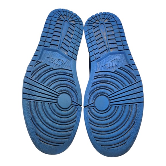 Nike Air Jordan 1 Retro Blue Suede 332550-404 Mens Size 9 - Picture 8 of 9